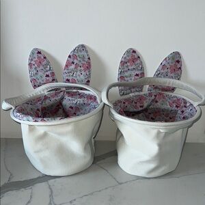 Floral Bunny Ear Kids Basket